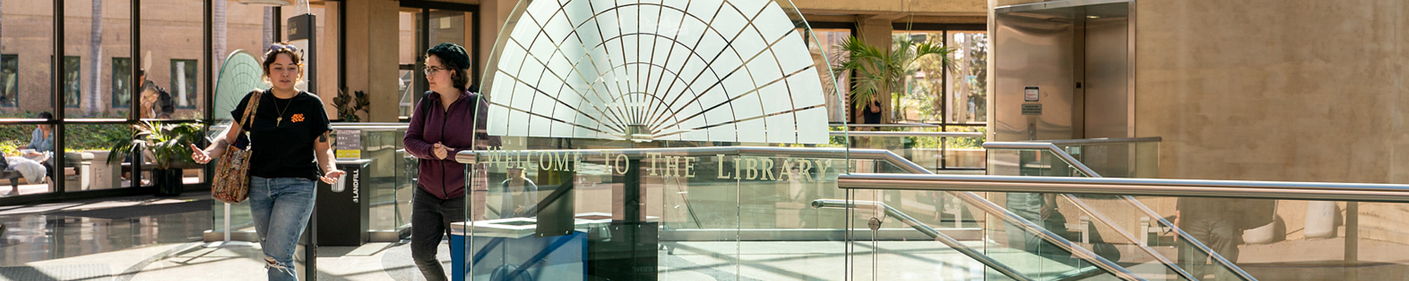 inside the SDSU library